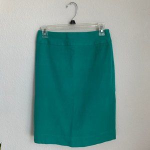 banana republic | kelly green pencil skirt